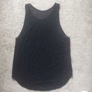 Black lululemon sculpt tank. Size 8